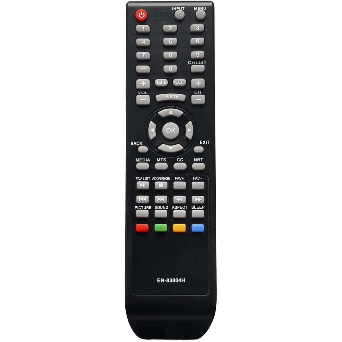 EN-83804H Replacement Remote Fit for Hisense TV 32H3D 32DU3040 32DU3050 40EU3000 32H3507 43H3080E 43H3D
