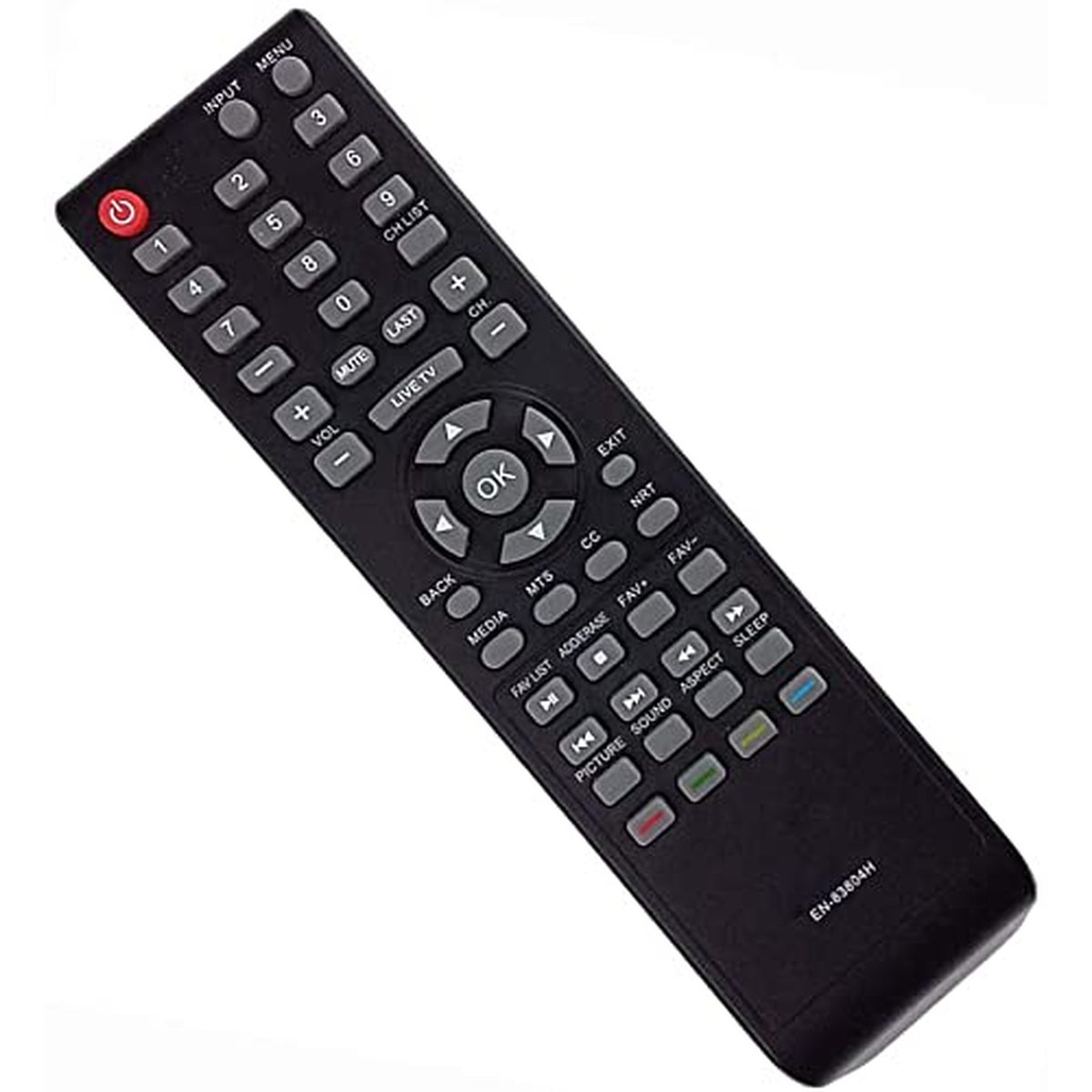 EN-83804H Replacement Remote Fit for Hisense TV 32H3D 32DU3040 32DU3050 40EU3000 32H3507 43H3080E 43H3D