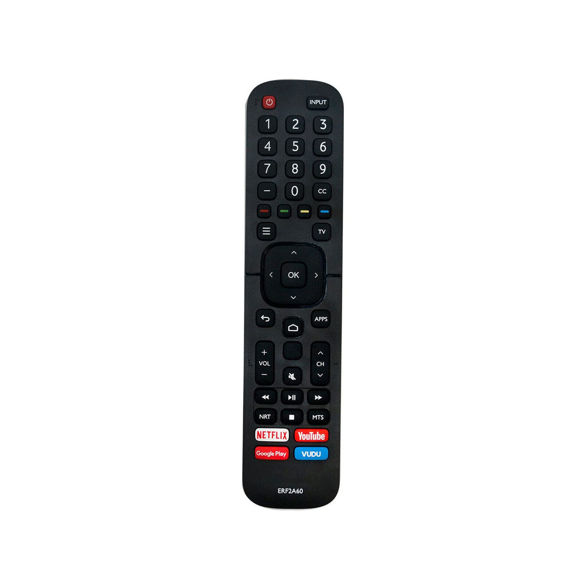 ERF2A60 Remote fit for Hisense Smart 4K TV 65H9F 55H9F 55H8F 65H8F 50H8F 43H6570F 50H6570F 55H6570F 65H6570 55H9020F 55H9030F 55H9040F 55H9050F 55H9070F 55H9F1 65H9F1 65H9020F [No Voice Function]