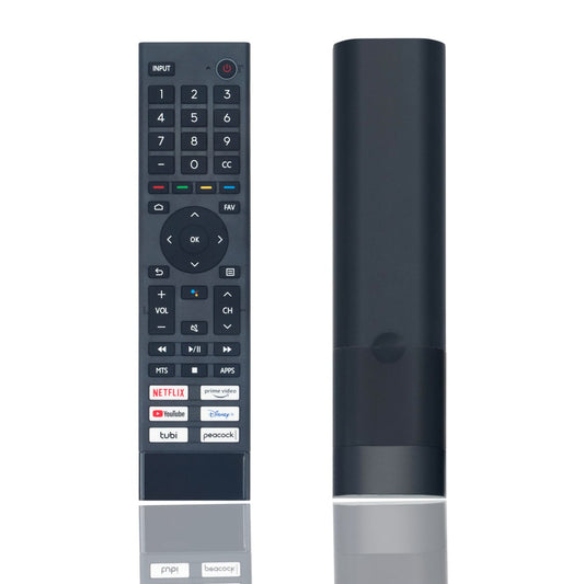 New Upgraded ERF3J80H Universal Replaced Remote Fit for All Hisense 4K UHD Android Smart TV A6G U6G U8G Series75A6G 70A6G 65A6G 60A6G 55A6G 50A6G 43A6G 55U68G 50U6G 65U6G 75U6G 50U68G[NO Voice Command