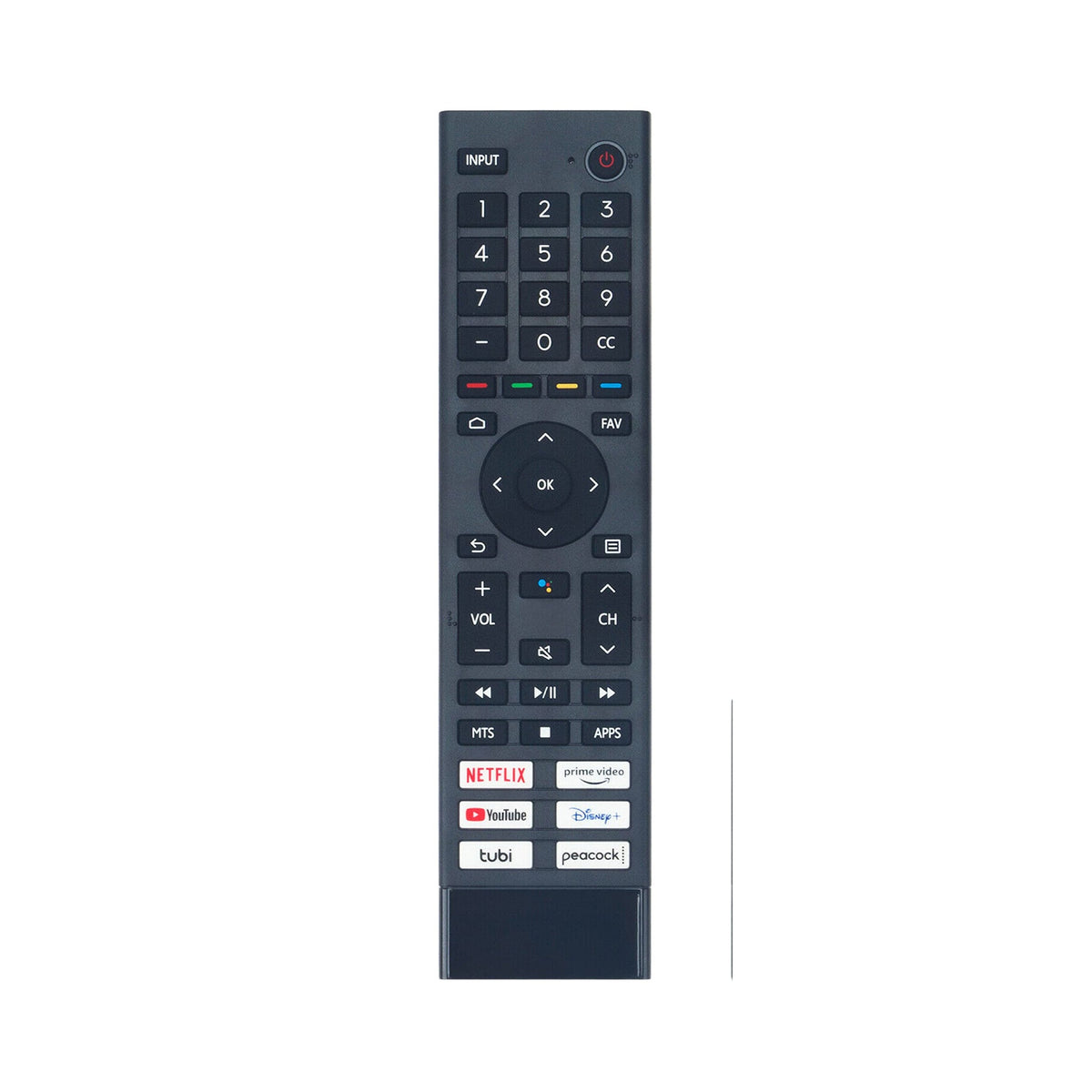 New Upgraded ERF3J80H Universal Replaced Remote Fit for All Hisense 4K UHD Android Smart TV A6G U6G U8G Series75A6G 70A6G 65A6G 60A6G 55A6G 50A6G 43A6G 55U68G 50U6G 65U6G 75U6G 50U68G[NO Voice Command