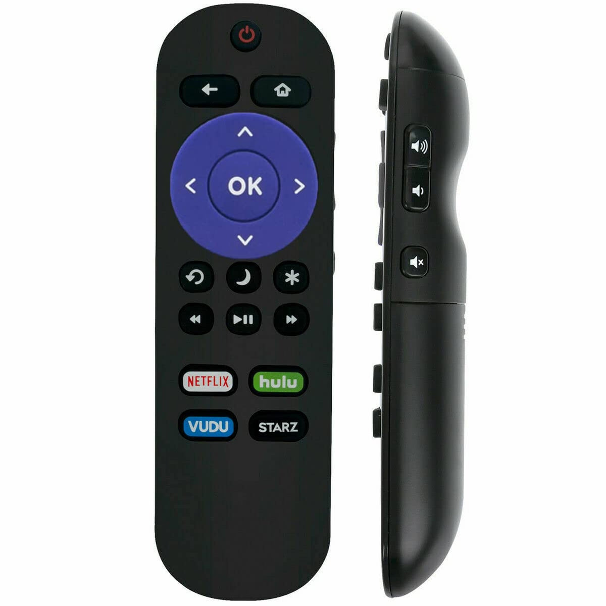 New Replacement Remote Control for Element Roku TV E4SW5017RKU E4SW5518RKU E2SW6518RKU E4SW6518RKU E4SC4018RKU E4SC5018RKU Smart 4K Ultra HDTV
