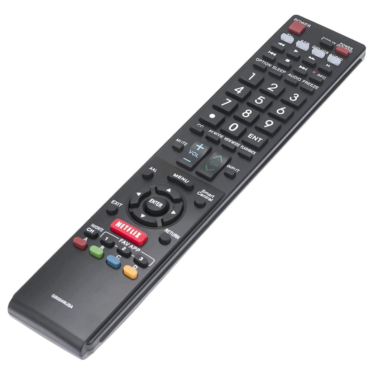 New GB004WJSA Remote Control for Sharp LED HDTV w/Netflix 2D/3D Button