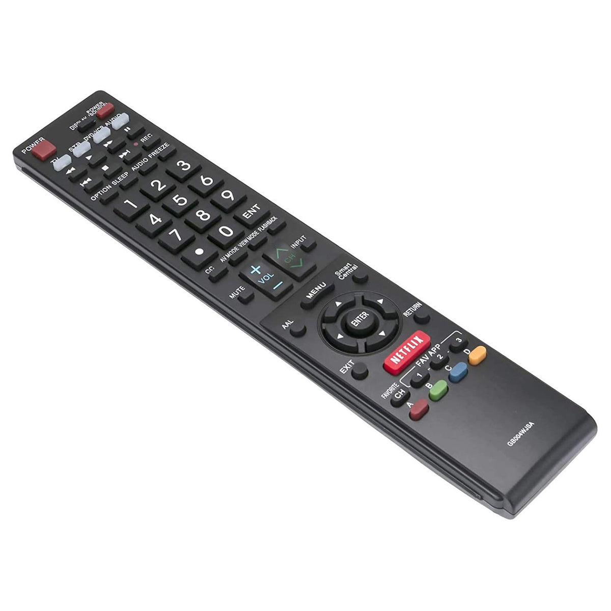 New GB004WJSA Remote Control for Sharp LED HDTV w/Netflix 2D/3D Button