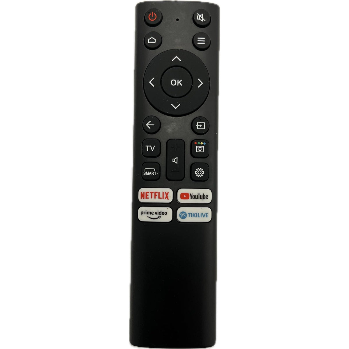 New Replacement Remote for HKPRO TV with Netflix, YouTube, PrimeVideo, Tikilive