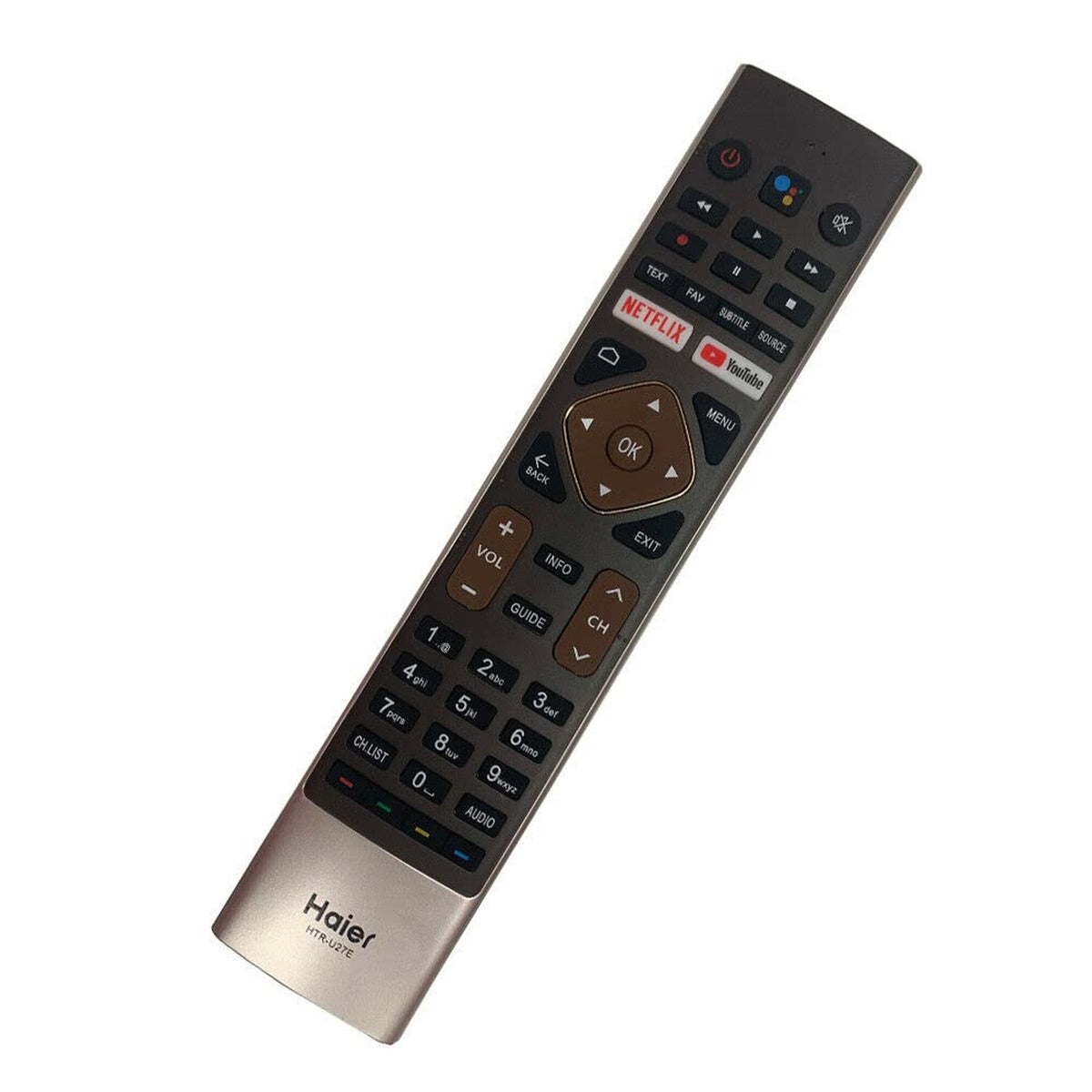 New HTR-U27E Original Voice Remote for Haier Smart TV LE55K6600UG LE32K6600SG LE43K6700UG LE43K6600SG LE50K6700UG LE50U6900UG LE55K6700UG LE55U6900UG LE58U6900UG LE65K6700UG LE65U6900UG LE65S8000UG