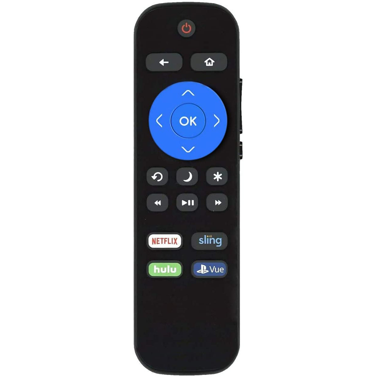 HU-RCRUS-18 Remote Control Replacement for Hisense Roku TV 50H4D 32H4D 40H4D 43R7050E 50R7050E 55R7E 55R7050E 50R7080E 55H4D 65R7E 65R7050E HU40K2211FWR 55R6E 60R6E 65R6E43R6E 50R6E 43R7050E1 65R6D
