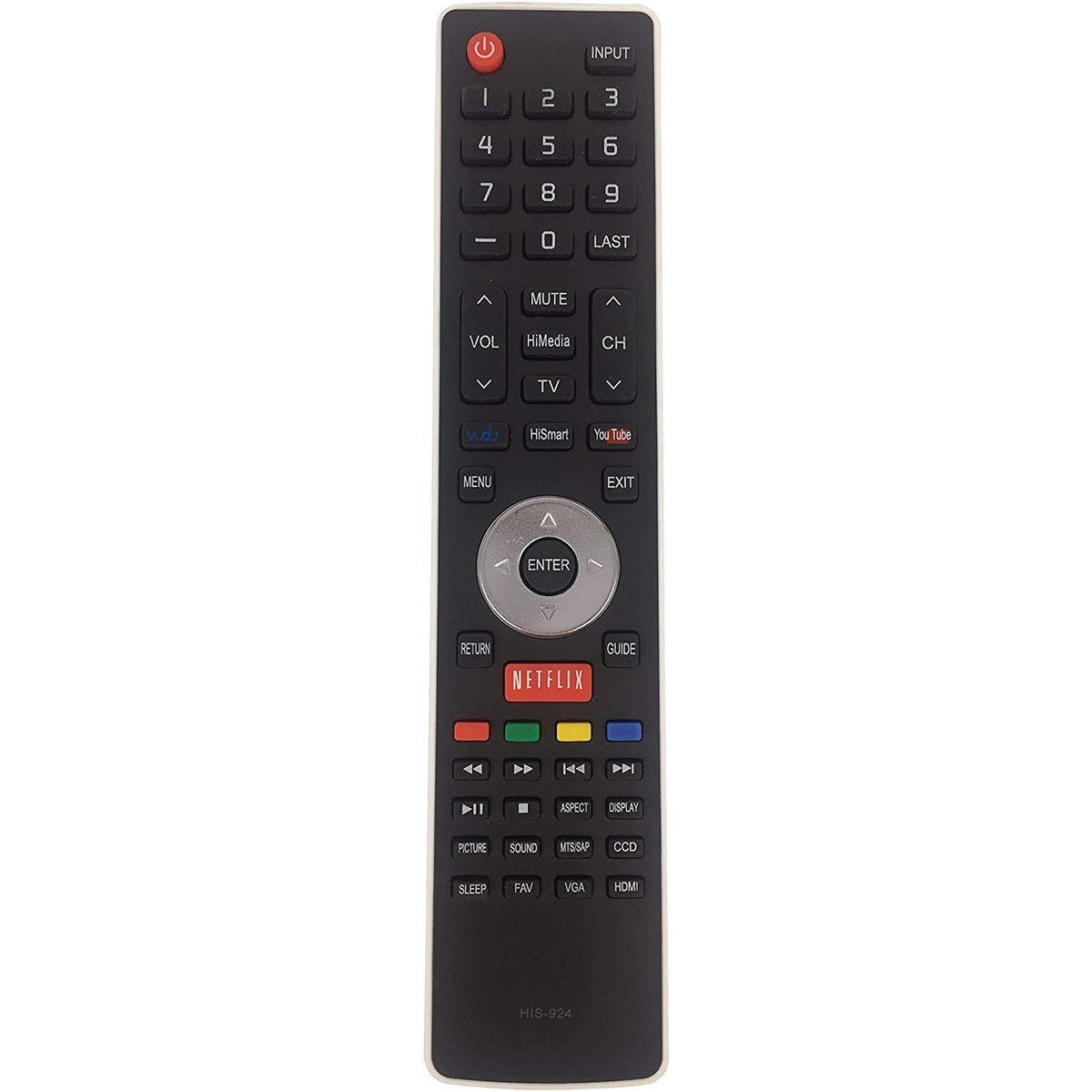 Young Replacement Remote Control His-924 for Hisense AC/TV/AV LCD for Smart Intelligent TV Controller EN-33926A EN-33925A