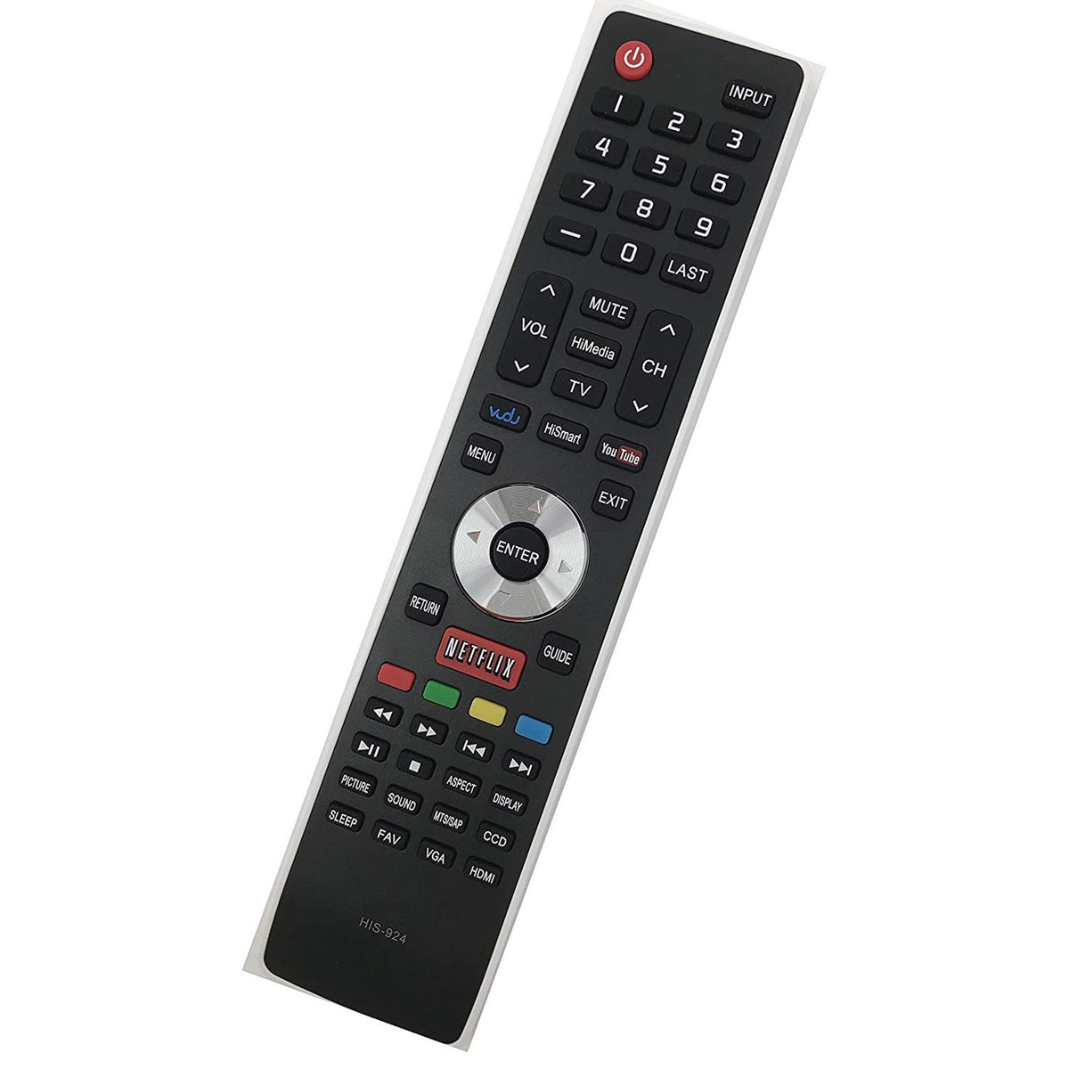 Young Replacement Remote Control His-924 for Hisense AC/TV/AV LCD for Smart Intelligent TV Controller EN-33926A EN-33925A