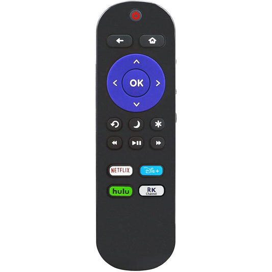 New Replaced Remote for All Hisense ROKU Smart TVs with DISY Netflix Hulu Roku App Keys fit for 40H4E 43H4D 43H4E 43R7E 50H4D 50H4 55H4 48H4 40H4 R6070 50R7E 32H4C 32H4D 32H4E 32H4F 40H4C 40H4D