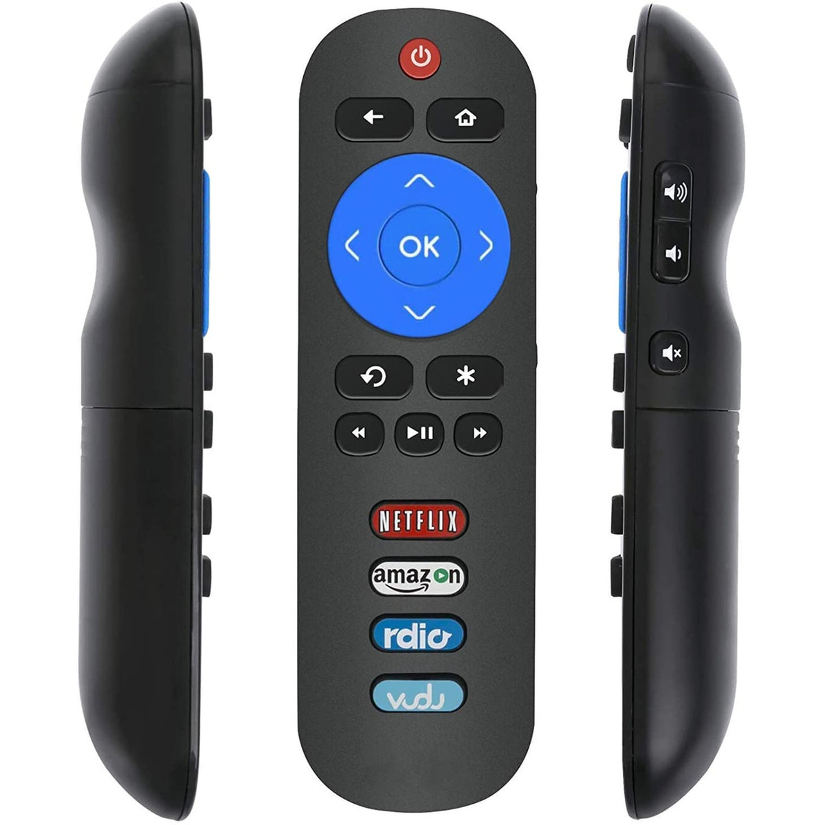 New Replace Remote Compatible with All Hisense Roku TV, Universal for Hisense Smart Built-in Roku TV Remote Control Replacement HU-RCRUS-20 Remote