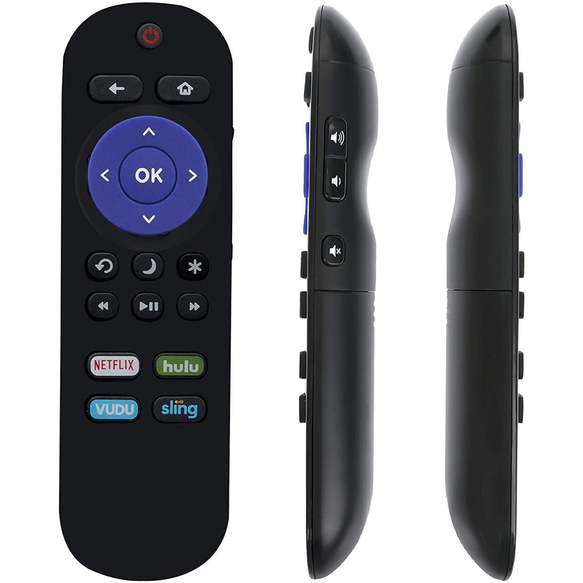 New Young Remote Control for Sharp Hisense Roku TV with Netflix hulu VUDU Sling Keys (Built-in Roku TV, Not Roku Player Connect w/TV)