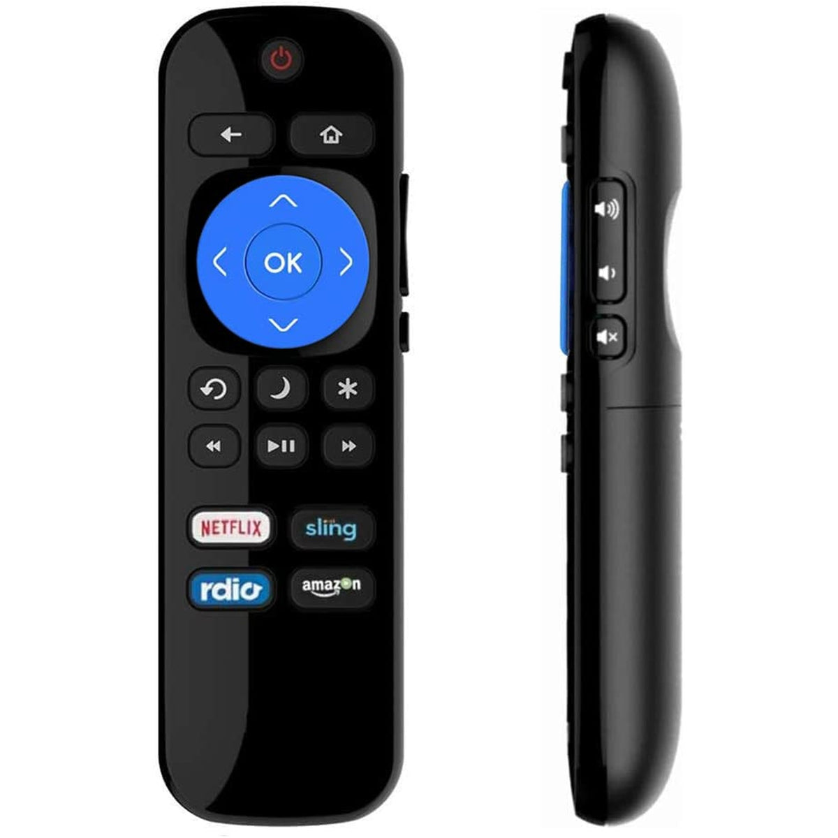 New Remote Control Fits for LG/RCA/Element/HITACHI/TCL/Philips/HAIER/SANYO Roku TV