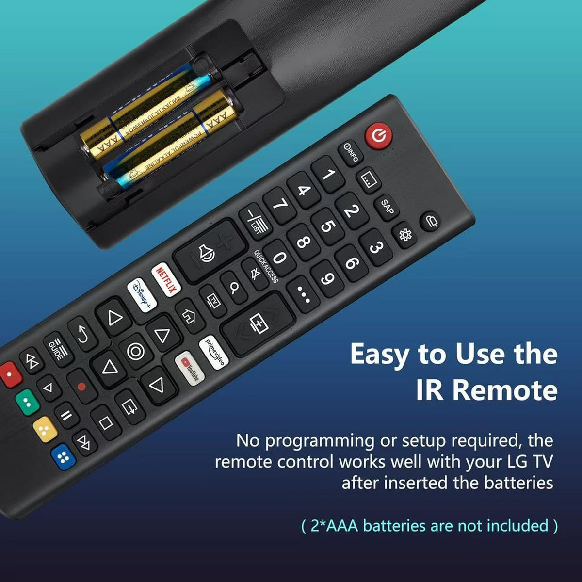 BESIA New Remote Comapatible for LG Smart TV Remote Control Replacement,Universal for All LG OLED 3D Thinq TVs