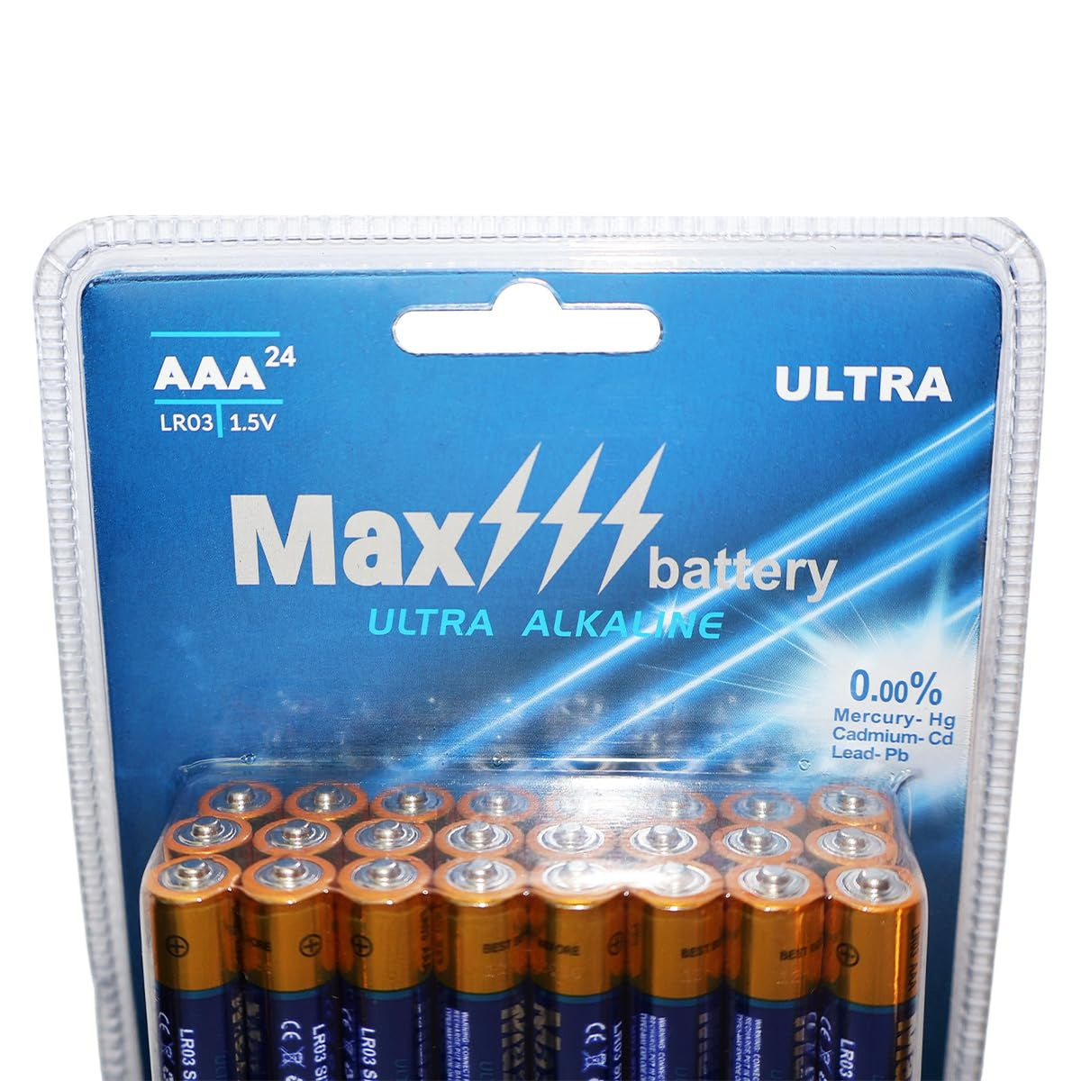 Besia LR03 AAA Batteries 24 Pack AAA Battery with Long-Lasting Power, Alkaline AAA Battery for Household and Office Device