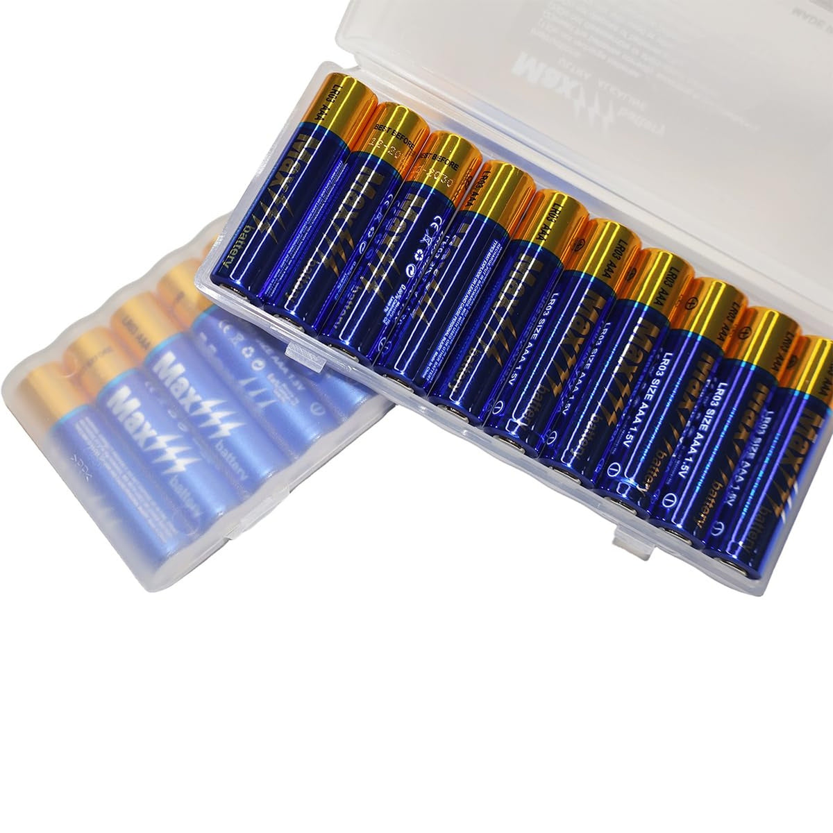 Besia AAA Alkaline Batteries 10-Pack, 1.5V LR03 Triple A Battery with Long-Lasting Power & Leak-Proof Design, Includes Reusable Storage Case, Ideal for Remotes, Toys, and Household Devices
