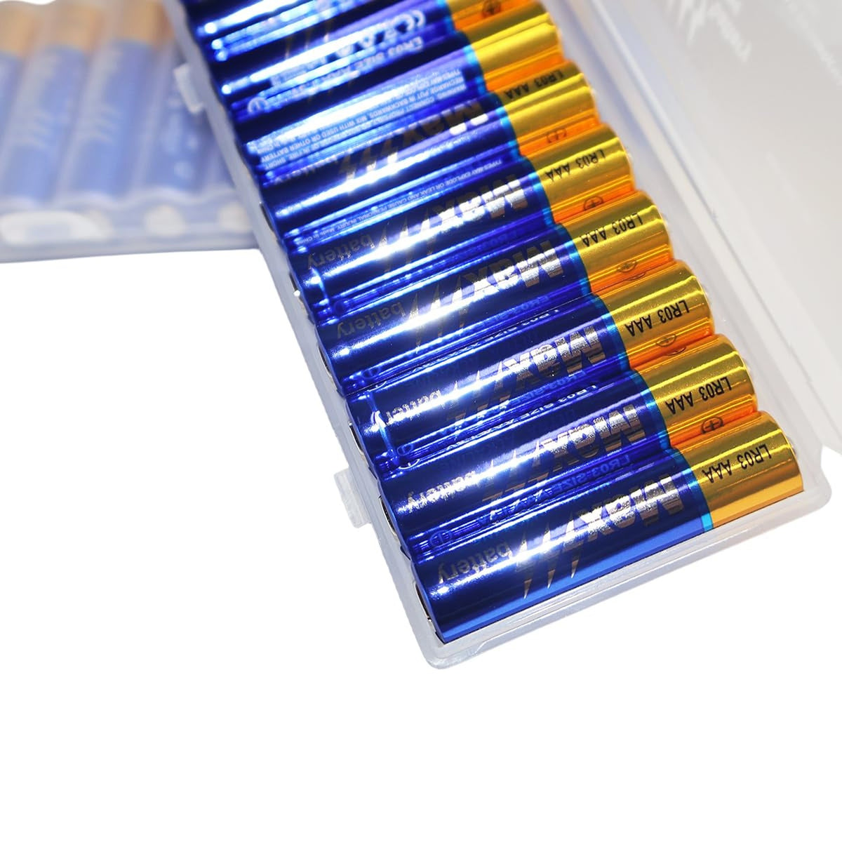 Besia AAA Alkaline Batteries 10-Pack, 1.5V LR03 Triple A Battery with Long-Lasting Power & Leak-Proof Design, Includes Reusable Storage Case, Ideal for Remotes, Toys, and Household Devices