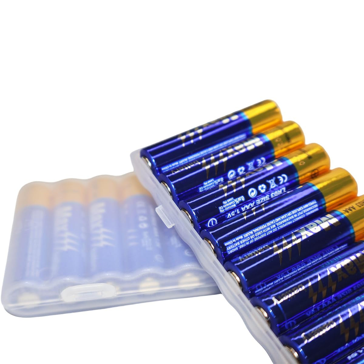 Besia AAA Alkaline Batteries 10-Pack, 1.5V LR03 Triple A Battery with Long-Lasting Power & Leak-Proof Design, Includes Reusable Storage Case, Ideal for Remotes, Toys, and Household Devices