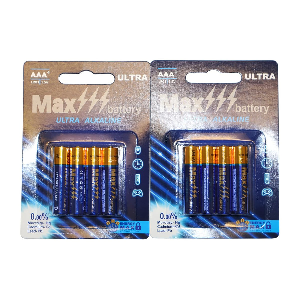 Besia LR03 1.5V AAA Batteries 8 Pack AAA Battery with Long-Lasting Power, Alkaline AAA Battery for Household and Office Device