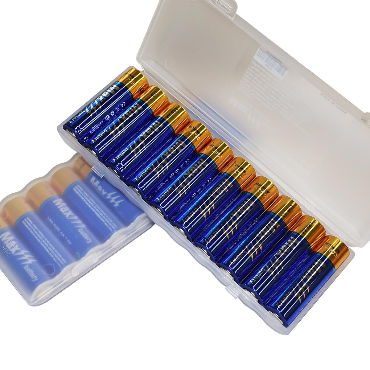 Besia AA Alkaline Batteries 10-Pack, 1.5V Double A LR6 Battery with Long-Lasting Power & Leak-Proof Design, Includes Reusable Storage Case, Ideal for Toys, Game Controllers, and Household Devices