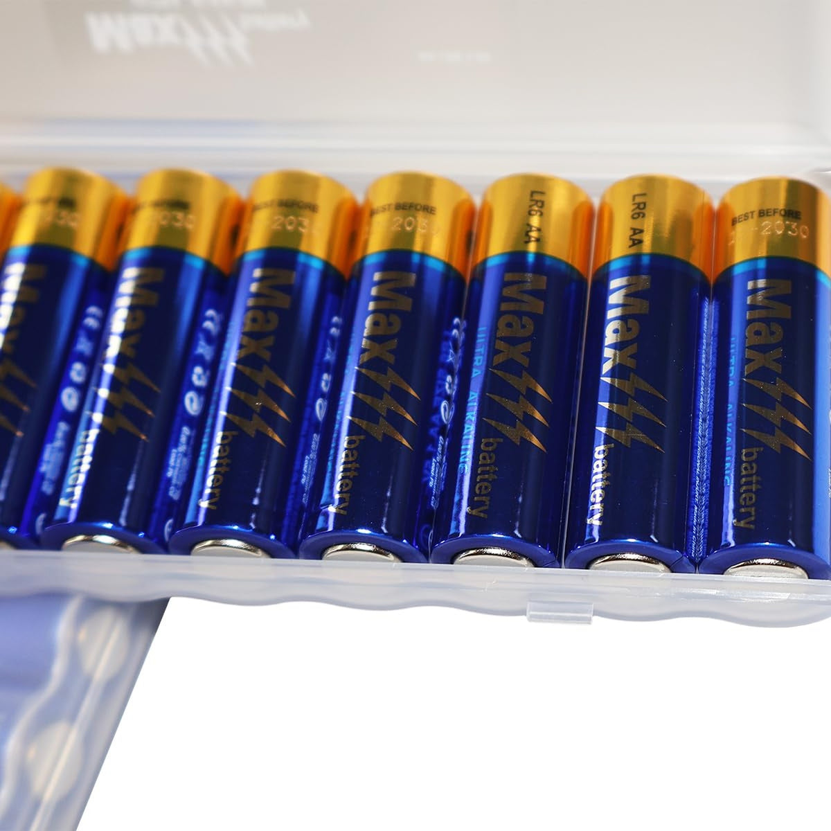 Besia AA Alkaline Batteries 10-Pack, 1.5V Double A LR6 Battery with Long-Lasting Power & Leak-Proof Design, Includes Reusable Storage Case, Ideal for Toys, Game Controllers, and Household Devices