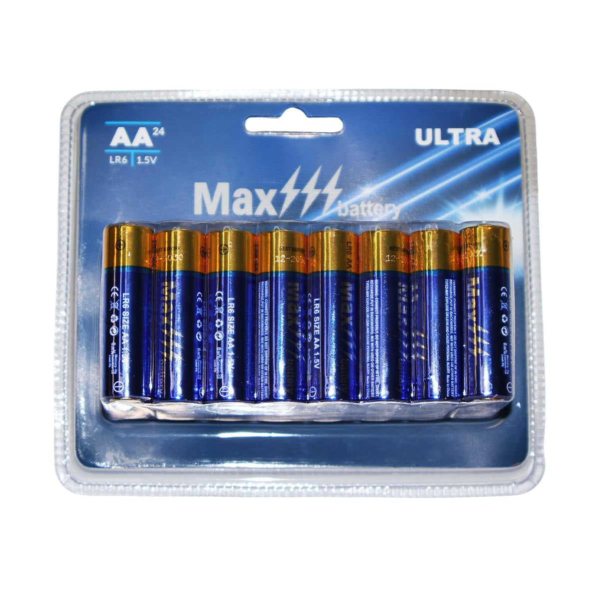 Besia LR6 AA Batteries24 Pack AA Battery with Long-Lasting Power, Alkaline AAA Battery for Household and Office Device