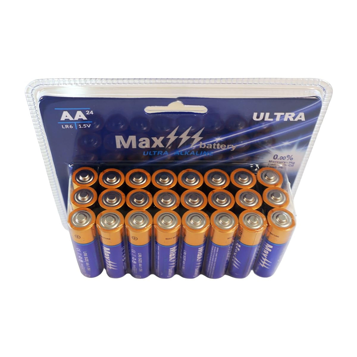 Besia LR6 AA Batteries24 Pack AA Battery with Long-Lasting Power, Alkaline AAA Battery for Household and Office Device