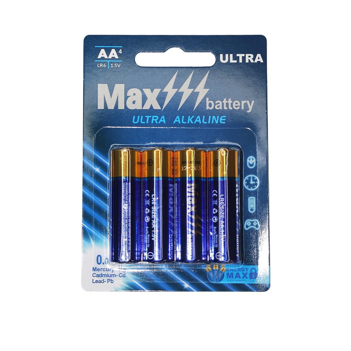 Besia LR6 1.5V AA Batteries 4 Pack AA Battery with Long-Lasting Power, Alkaline AAA Battery for Household and Office Device