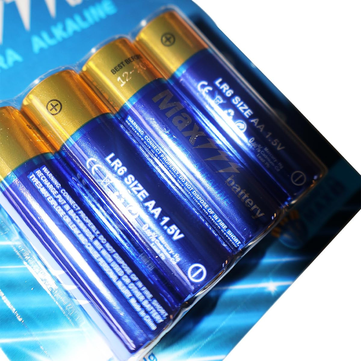 Besia LR6 1.5V AA Batteries 4 Pack AA Battery with Long-Lasting Power, Alkaline AAA Battery for Household and Office Device