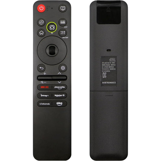 MR25GA AKB76046603 New Replacement with Voice Remote Control Compatible with LG TVs: OLED, QNED, UHD, LED, LCD (MR25GA) for 2025 Models with Rakuten TV Shortcut Buttons