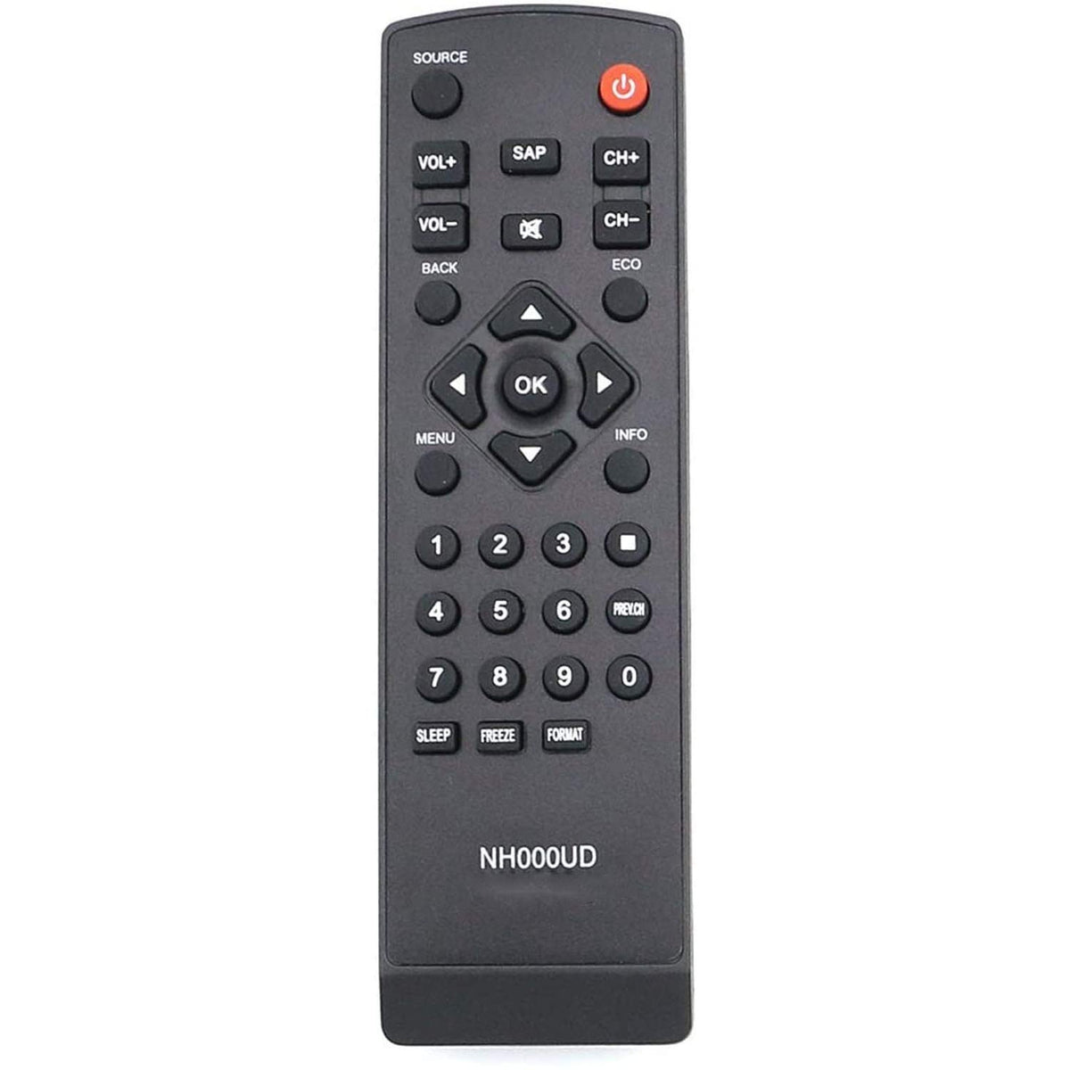 New NH000UD Remote Control fit for Emerson Sylvania LCD LED TV LC220SL1 LC190SL1 LC320SL1 LC320SLX LC195SLX LC190EM1 LC190EM2 LC195EMX LC220EM1 LC220EM2 LC260EM1 LC260EM2 LC320EM1 LC320EMX LC401EM2