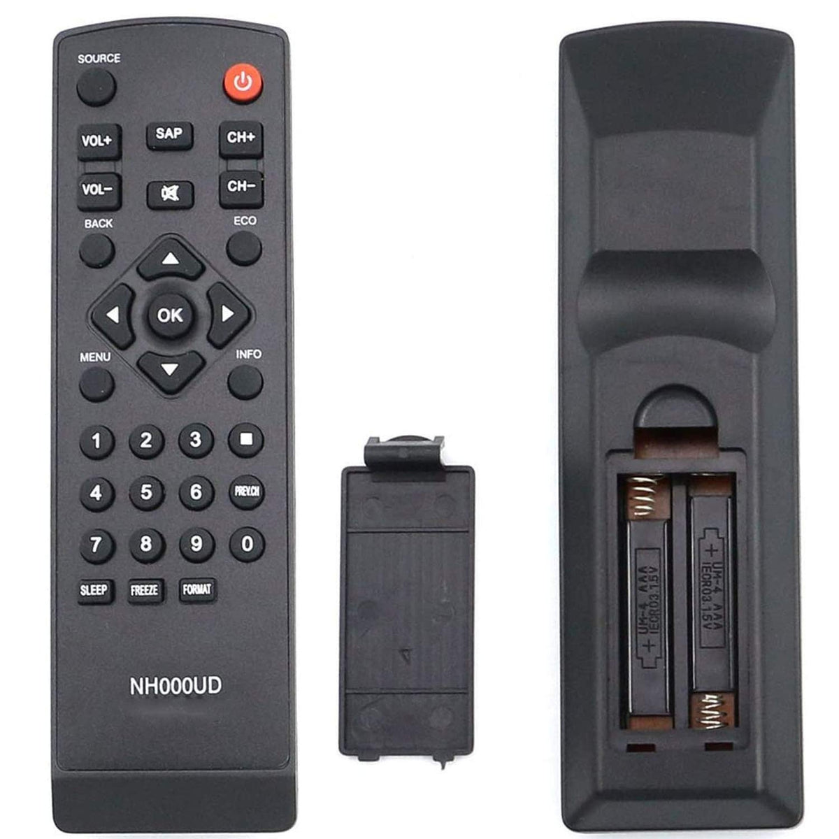 New NH000UD Remote Control fit for Emerson Sylvania LCD LED TV LC220SL1 LC190SL1 LC320SL1 LC320SLX LC195SLX LC190EM1 LC190EM2 LC195EMX LC220EM1 LC220EM2 LC260EM1 LC260EM2 LC320EM1 LC320EMX LC401EM2