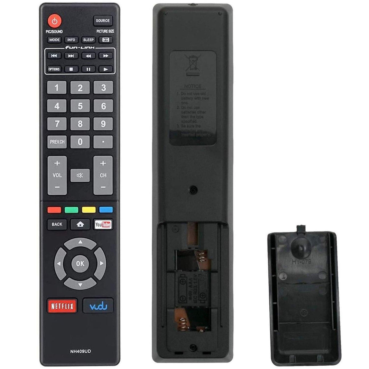 Young New Universal Remote NH409UD Replaced for MAGNAVOX LED Smart HDTV TV NH410UP NH400UD NH402 NH404UD NH405UD NH409UD Models