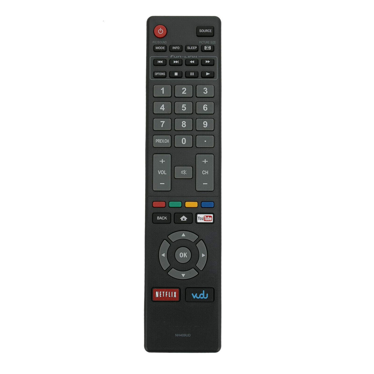 Young New Universal Remote NH409UD Replaced for MAGNAVOX LED Smart HDTV TV NH410UP NH400UD NH402 NH404UD NH405UD NH409UD Models