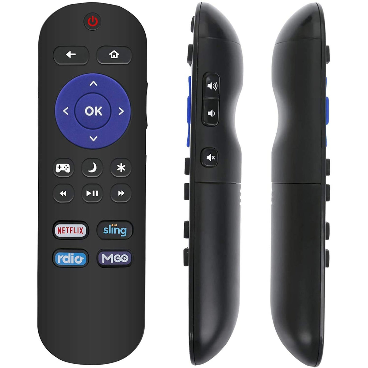 New NS-RCRUS-16 Remote Control fit for Insigia LED Roku TV with Netflix Sling Rdio Mgo 4 Shortcut Keys sub NS-32DR420NA16 NS-55DR420NA16 NS-40DR420NA16 NS-48DR420NA16 NS-32DR420CA16 NS-55DR420CA16