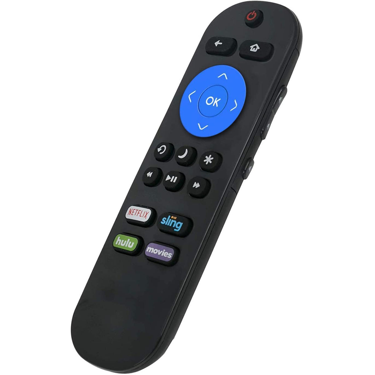 New NS-RCRUS-19 Remote Control fit for Insignia LED Roku TV NS-49DR420NA18 NS-17324ER310NA17 NS-17332DR310NA17 NS-17339DR510CA17 NS-17339DR510NA17 NS-17343DR710NA17 NS-17350DR710NA17 NS-17355DR710NA17