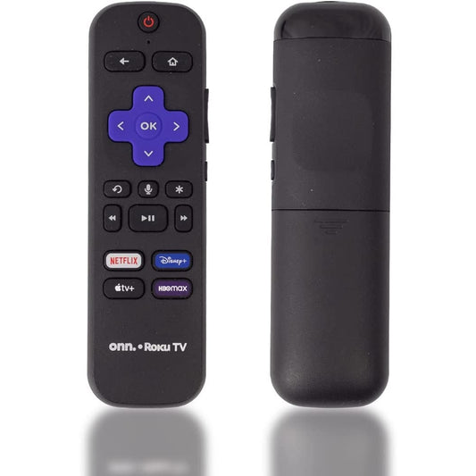 Besia New OEM 3226001301 Voice Remote Control for Onn Roku TV Includes Netflix, Disney+, Apple TV & HBOMax Shortcuts 100012585 100012589 100012584 100097811