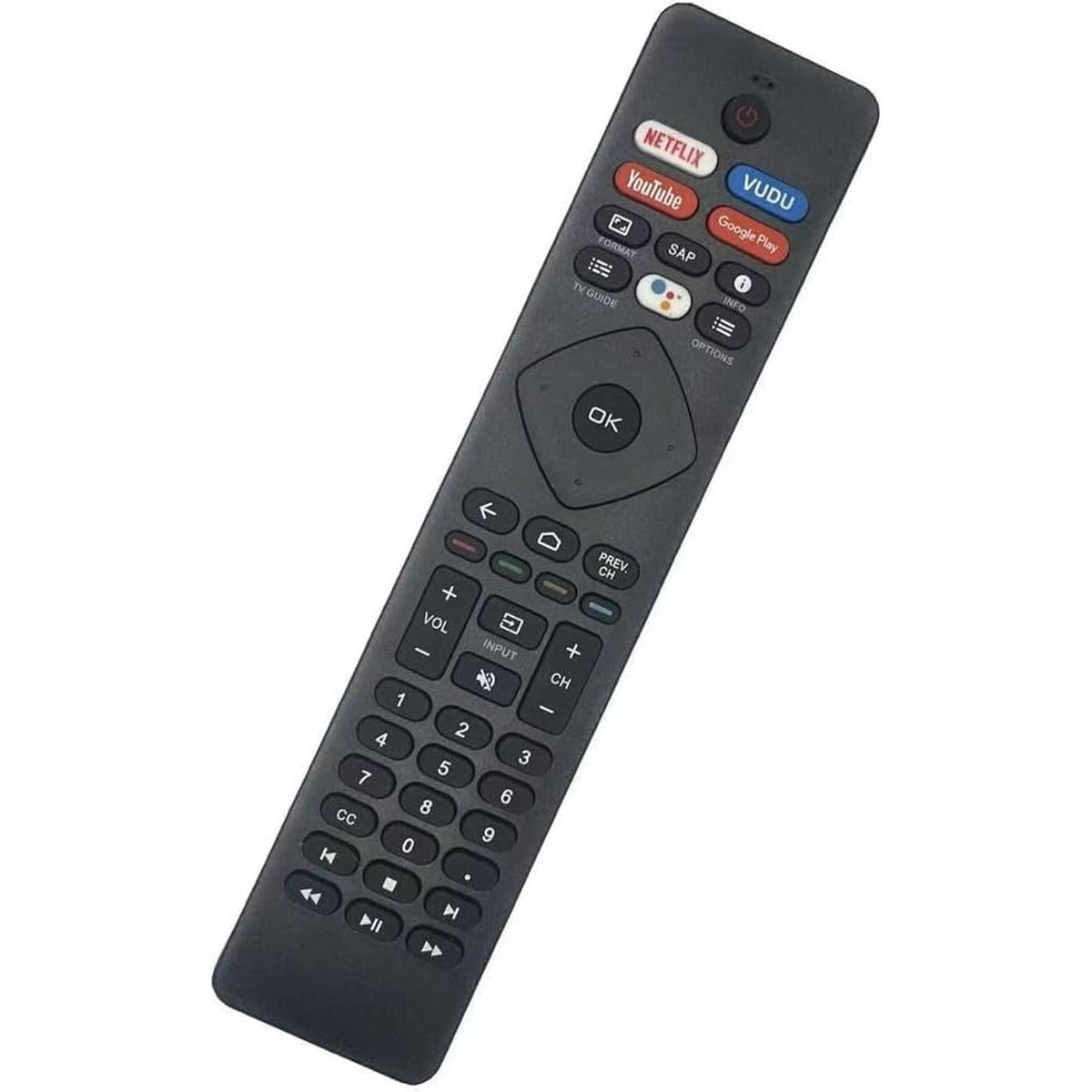 BESIA New NH800UP Remote Control for Philips TV Remote Replacement for All Philips Smart TV Remote IR Remote for Philips Android LED LCD 4K Smart TV Wr 4 Shortcut Hotkeys
