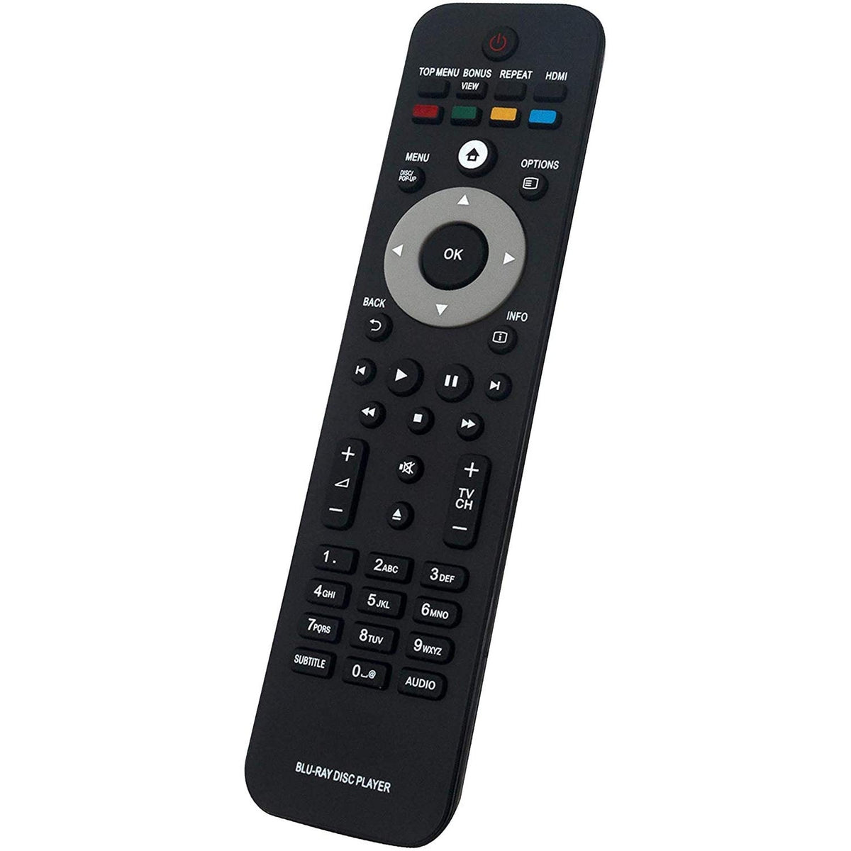 Young Replaced Remote fit for Philips BLU-RAY Disc Player BDP3000 BDP2500 BDP3000 BDP2500 NB545 NB545UD BDP3010 BDPP3020 P5005 /F7 BDP3406/F7 BDP5406/F7 BDP2600 BDP2600/93/98 BDP2610 BDP2688
