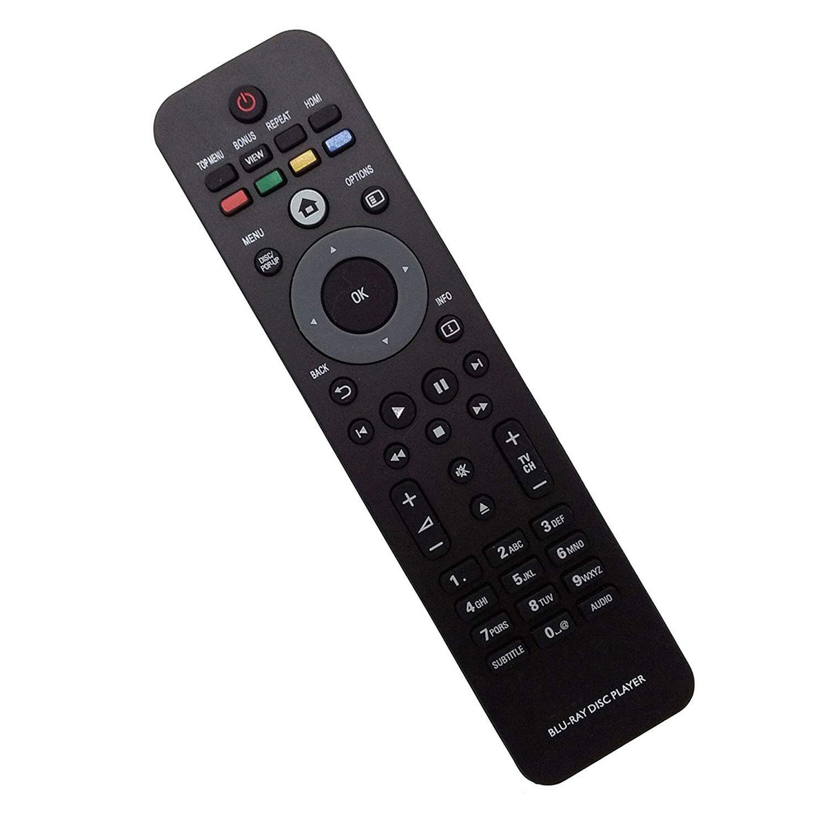 Young Replaced Remote fit for Philips BLU-RAY Disc Player BDP3000 BDP2500 BDP3000 BDP2500 NB545 NB545UD BDP3010 BDPP3020 P5005 /F7 BDP3406/F7 BDP5406/F7 BDP2600 BDP2600/93/98 BDP2610 BDP2688