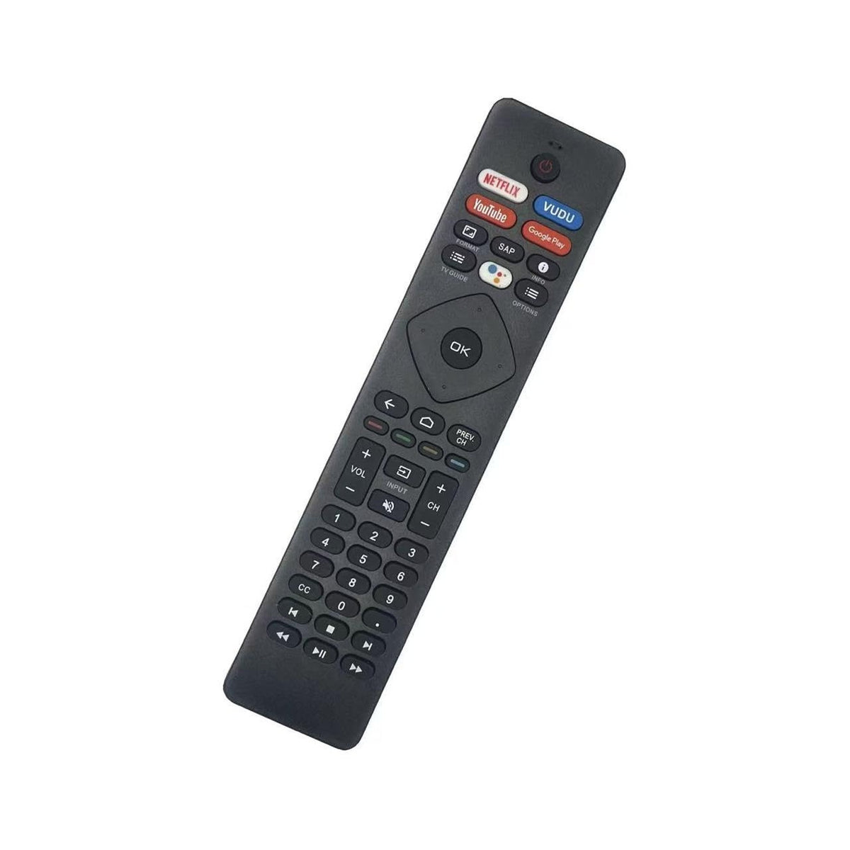 NH800UP Remote Control for Philips TV Remote Replacement for All Philips Smart TV Remote IR Remote for Philips Android LED LCD 4K Smart TV Wr 4 Shortcut Hotkeys