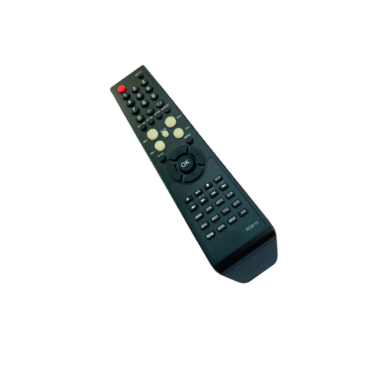 New Young RC3011V Remote Control fit for HITEKER TL32Z10EDTP, LE24VF25D, LED19VH65D, LED22VF65D, LED22VH65D, LED24VF65D, TL236Z10EDTP, TL236Z10ETPM, TL50Z10AHTP