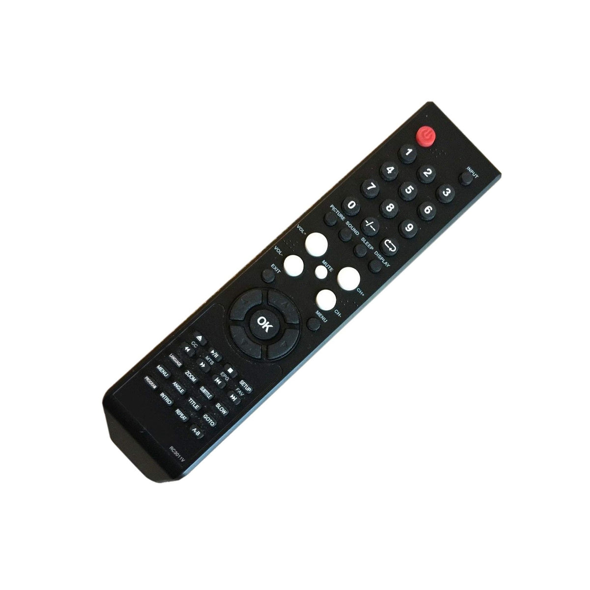 New Young RC3011V Remote Control fit for HITEKER TL32Z10EDTP, LE24VF25D, LED19VH65D, LED22VF65D, LED22VH65D, LED24VF65D, TL236Z10EDTP, TL236Z10ETPM, TL50Z10AHTP