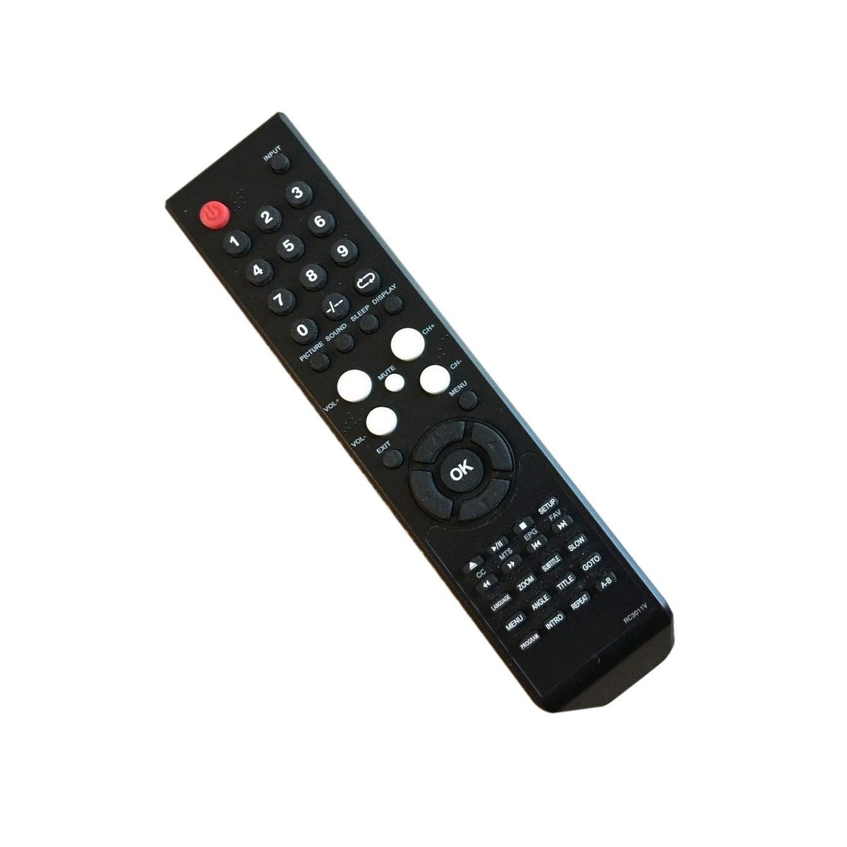 New Young RC3011V Remote Control fit for HITEKER TL32Z10EDTP, LE24VF25D, LED19VH65D, LED22VF65D, LED22VH65D, LED24VF65D, TL236Z10EDTP, TL236Z10ETPM, TL50Z10AHTP