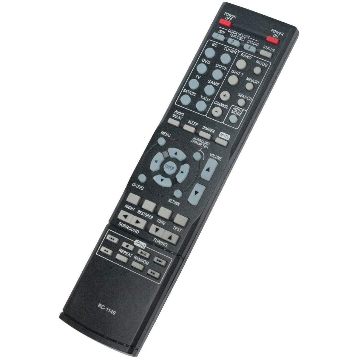 New RC-1149 Replaced Remote Compatible with Denon AV Receiver AVR-390 AVR-391 AVR-591 AVR-930 RC-1158 AVR-1601 AVR-2506 AVR-1310 AVR-1311 AVR-1312
