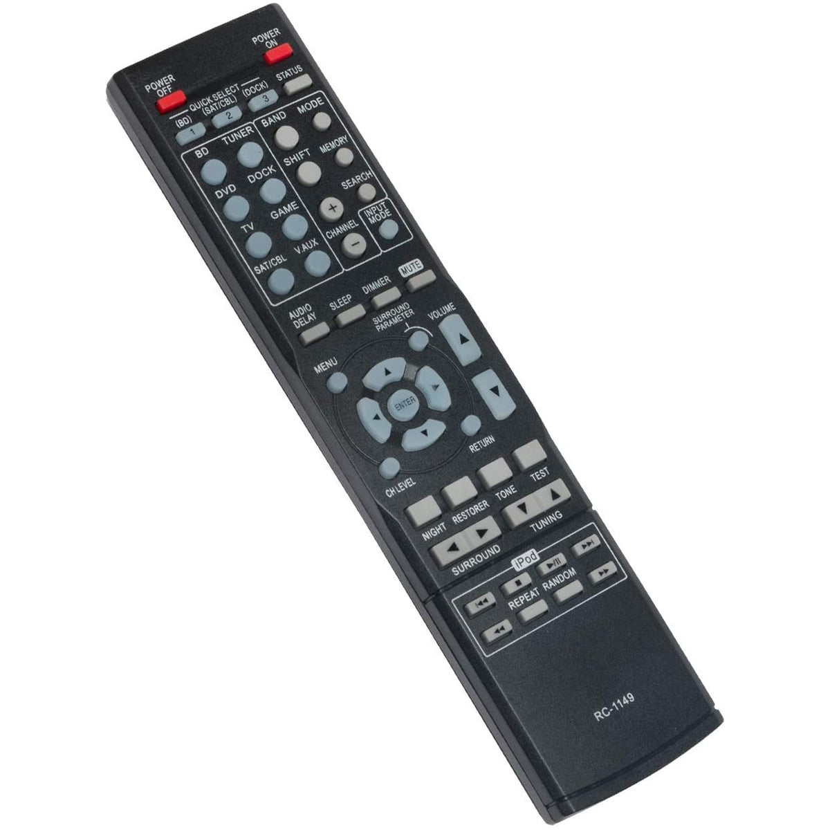 New RC-1149 Replaced Remote Compatible with Denon AV Receiver AVR-390 AVR-391 AVR-591 AVR-930 RC-1158 AVR-1601 AVR-2506 AVR-1310 AVR-1311 AVR-1312