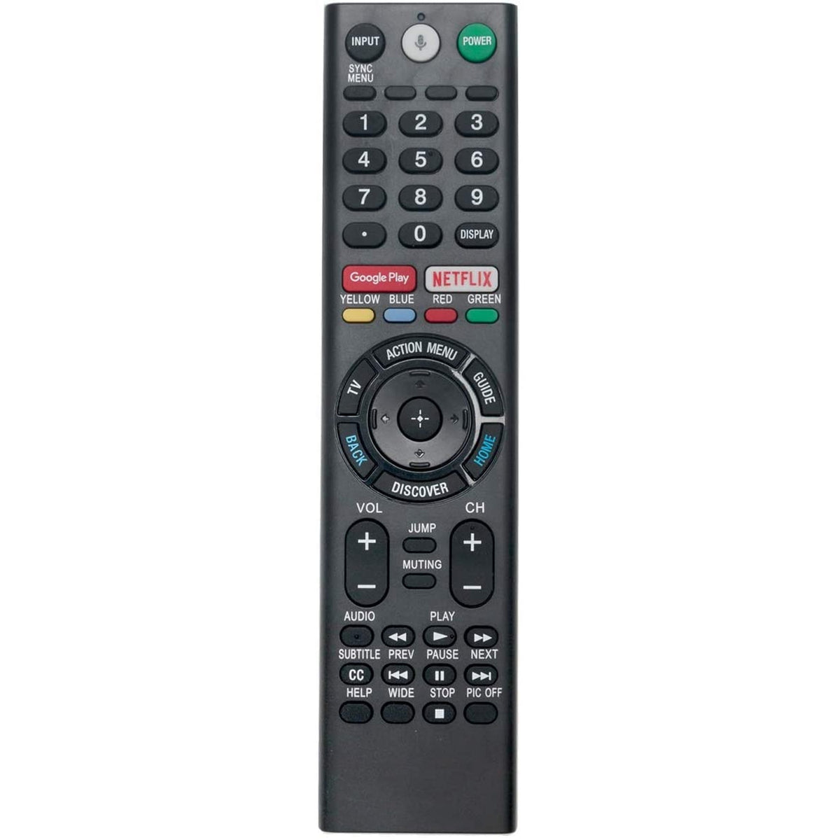 RMF-TX200U Voice Replacement Remote for Sony TV XBR-65X800d XBR-65X850D XBR-55X850D XBR-43X800D XBR-49X900E XBR-55X900E XBR-65X900E XBR-75X850D