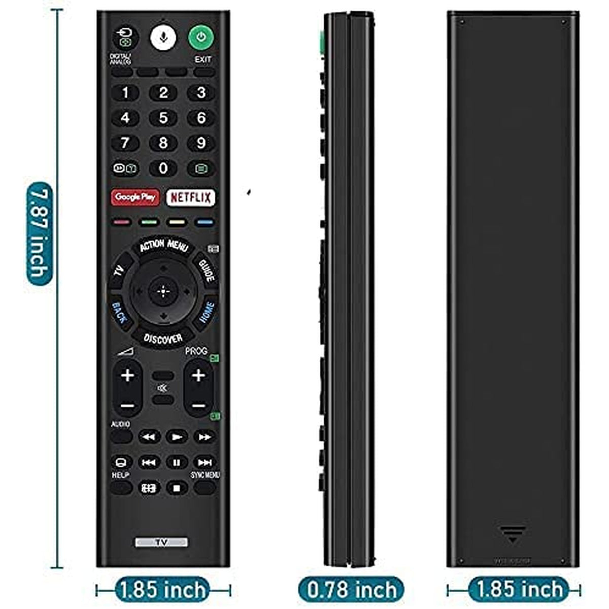 New Remote Control RMF-TX300E Compatible for Sony Smart TV LED HDTV Google Play Netflix KDL-50W800C KDL-50W850C KDL-55W800C KDL-55W850C KDL-65W800C KDL-65W850C KDL-75W800C KDL-75W850C