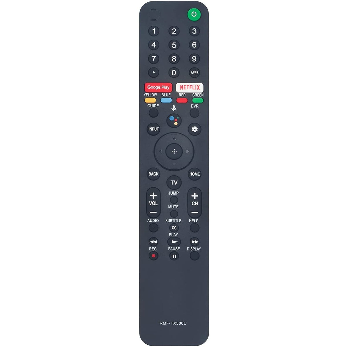 RMF-TX500U Voice Replaced Remote Fit for Sony Smart TV XBR-65X950G XBR-75X950G KD-75X75CH XBR-55A8H XBR-55X950G XBR-65A8H KD-65X750H XBR-49X950H XBR-75X900H XBR-75X850G XBR-65X90CH KD-65X75CH