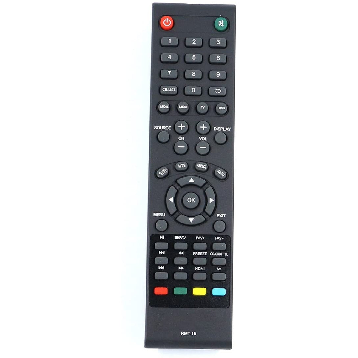 New RMT-15 Replacement Remote Fit for Westinghouse TV LD-4080 LD-4070Z LD-4055 LD-4065 LD-5580Z VR-3730 VR-3226